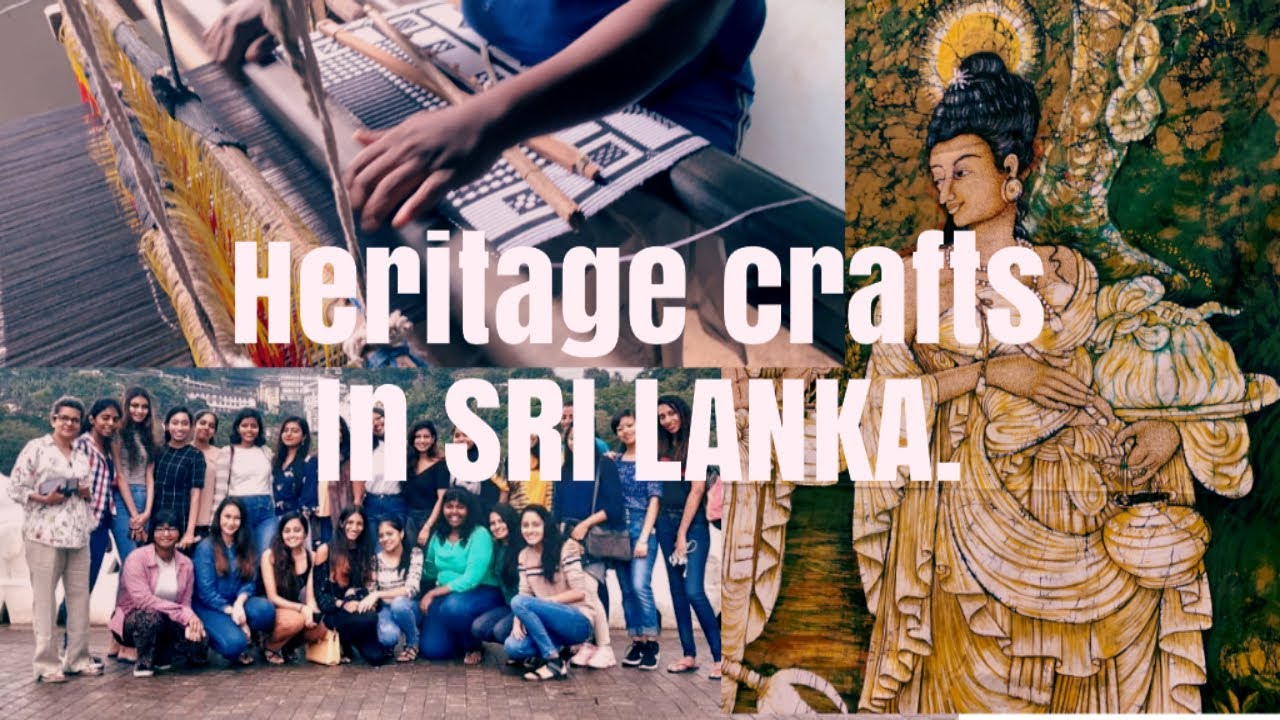 Sri Lankan Heritage crafts,   BATIKS AND HAND LOOM! My study tour to Kandy!