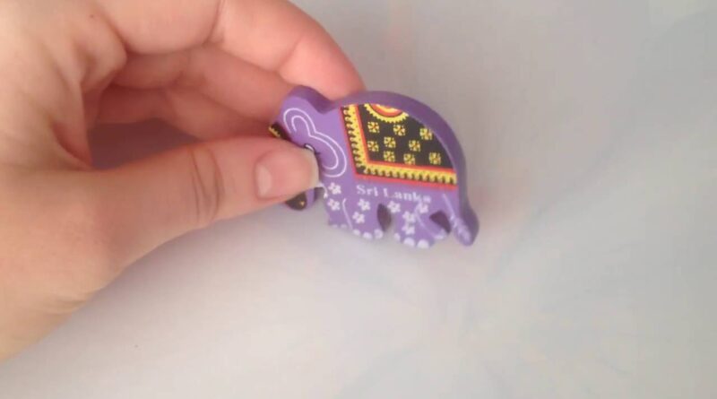 Collection of magnets - Magnet elephant from Sri Lanka